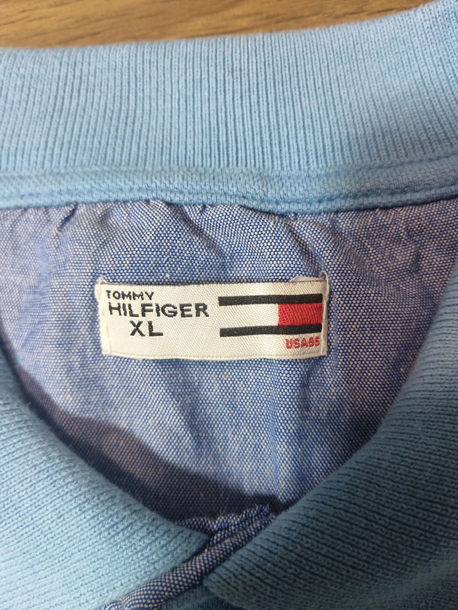 Polo Tommy Hilfiguer Bluesky vintage XL – photo 4